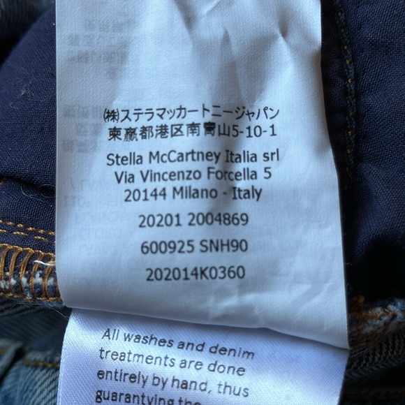 Stella McCartney A Line Denim Midi Skirt - Picture 12 of 12